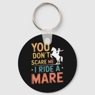 Horse Lover Riding Equestrian Horseback Rider Wome Keychain