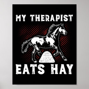 Horse Lover Shirt Women Girls Horseck Riding Eques Poster