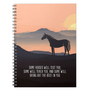 Horse Lover Some Horses Will Test You Notebook