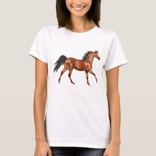 Horse Lover, Stallion,  Horses Equestrian Cowgirl T-Shirt