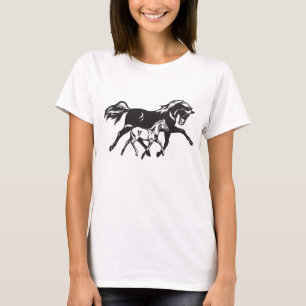 Horse Lover, Stallion,  Horses Equestrian Cowgirl T-Shirt