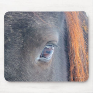 Horse-lover's Beautiful Horse's Eye Animal Design Mouse Pad