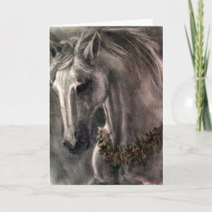 Horse Lovers Christmas Holiday Card
