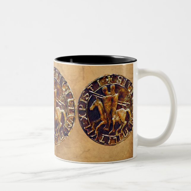 Horse-lover's Equine Animal-lover's Gift Two-Tone Coffee Mug (Right)