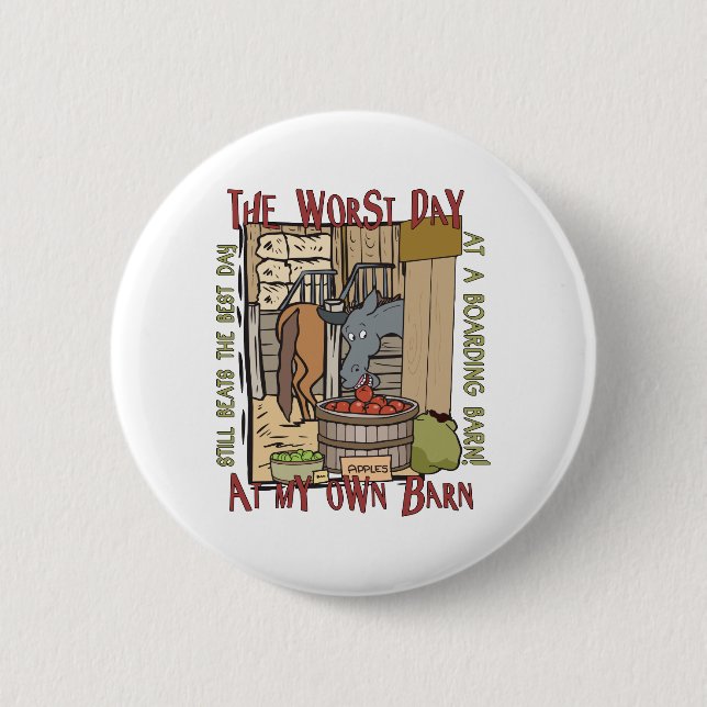 Horse Lovers Gifts 2 Inch Round Button (Front)