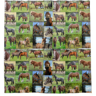 Horse Lover's shower curtain