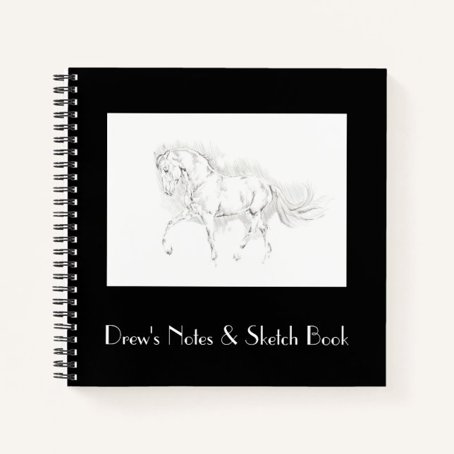 Horse Lovers Spiral Notebook (Front)