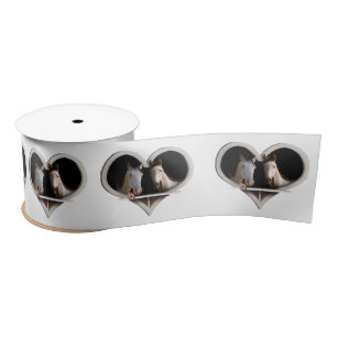Horse Lovers Valentine's Day Satin Ribbon