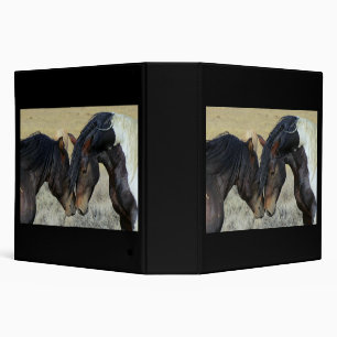 Horse Lovers Wild Mustangs  Binder
