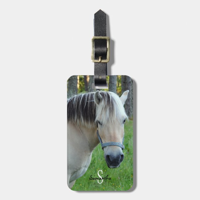 Horse Luggage tag (Front Vertical)