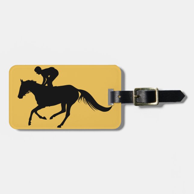 horse luggage tag (Front Horizontal)