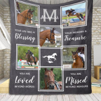Horse Memorial Unique Photo Collage