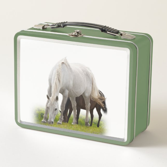 Horse Metal Lunch Box (Front)