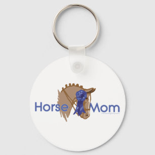 Horse Mom Keychain