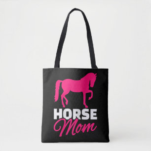 Horse mom tote bag