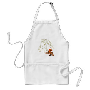 Horse Mom With Hat Apron