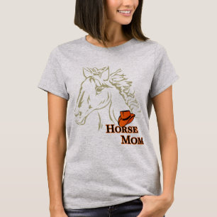 Horse Mom With Hat Women's Tee