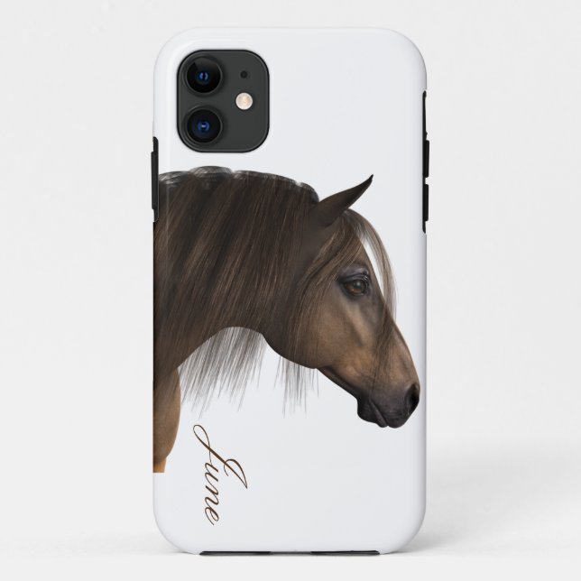 Horse Monogram Case-Mate iPhone Case (Back)