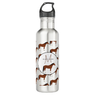Horse Monogrammed School 710 Ml Water Bottle