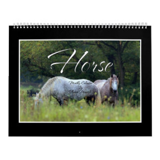 Horse Monthly Calendar By Thomas Minutolo