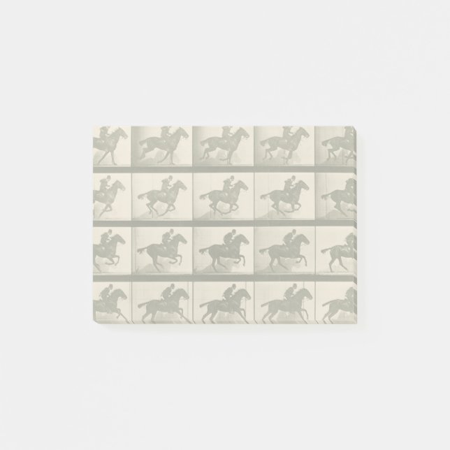 Horse Motion Vintage Photography Post-it Notes (Front)
