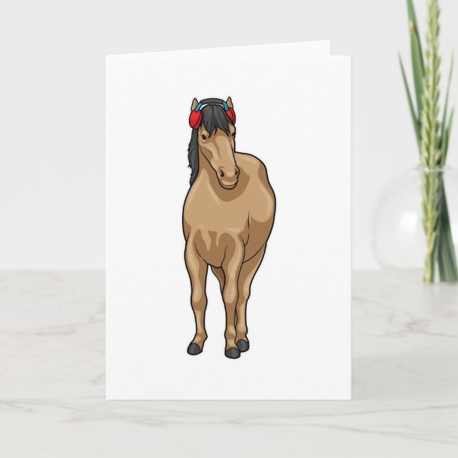 Horse Music Headphone Card (Front)