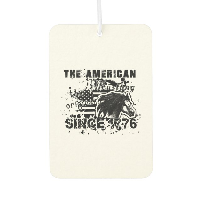 Horse Mustang - Horse Mustang Flag Air Freshener (Front)