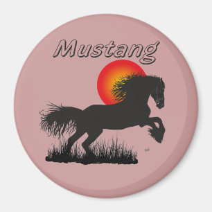 Horse - Mustang Magnet