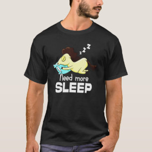 Horse Napping Equestrian Lazy Bedtime T-Shirt