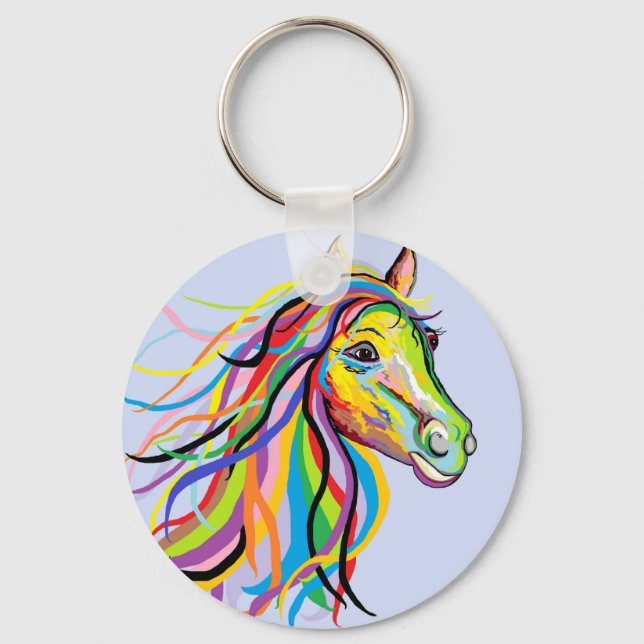 Horse of a Different Colour Keychain (Front)