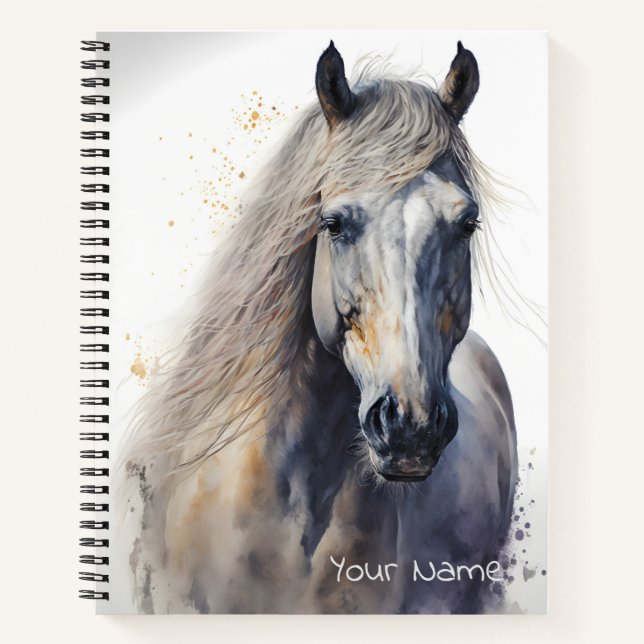 Horse of the Sea Personalized Notebook (Front)