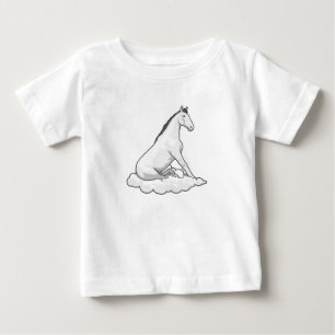 Horse on Cloud Baby T-Shirt