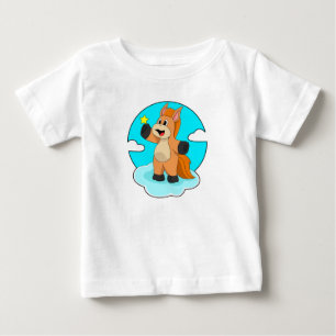 Horse on Clouds Baby T-Shirt