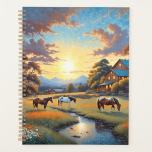 Horse on Farm Wildflower Meadow Planner