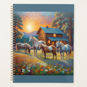 Horse on Farm Wildflower Meadow Planner