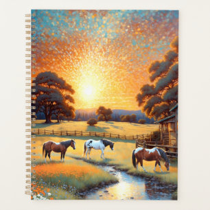 Horse on Farm Wildflower Meadow Planner