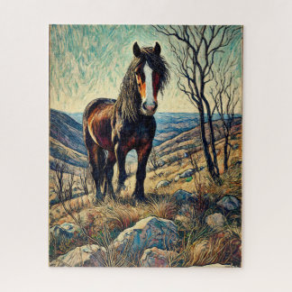 Horse on the Hillside 500 Piece Puzzle