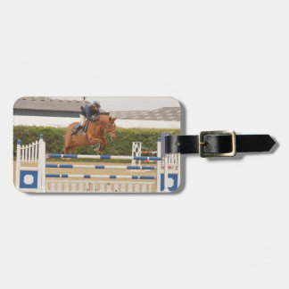 Horse Over Fence Luggage Tag