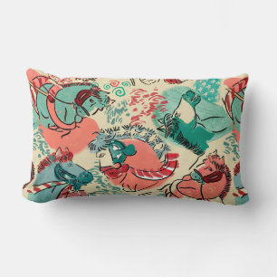 Horse pack lumbar pillow