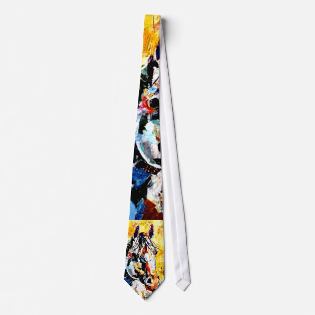 Horse Painting Tie (Front)