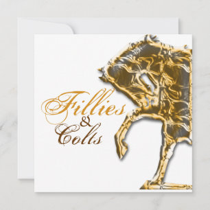 Horse party show event racing invitation