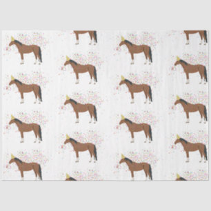 Horse Partying Farm Animals Having a Party Tissue Paper