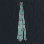 Horse Pattern (Blue) Tie<br><div class="desc">Horse Pattern (Blue)</div>