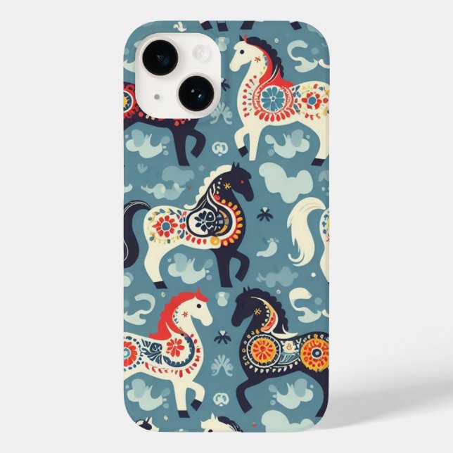 Horse Pattern Case-Mate iPhone Case (Back)