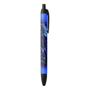 Horse Pen Running In Blue Moonlight Starry Night