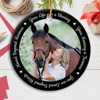 Horse Personalized Memorial Pet Loss Modern Photo