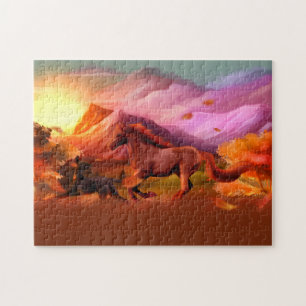 Horse Phenomena Fall Puzzle