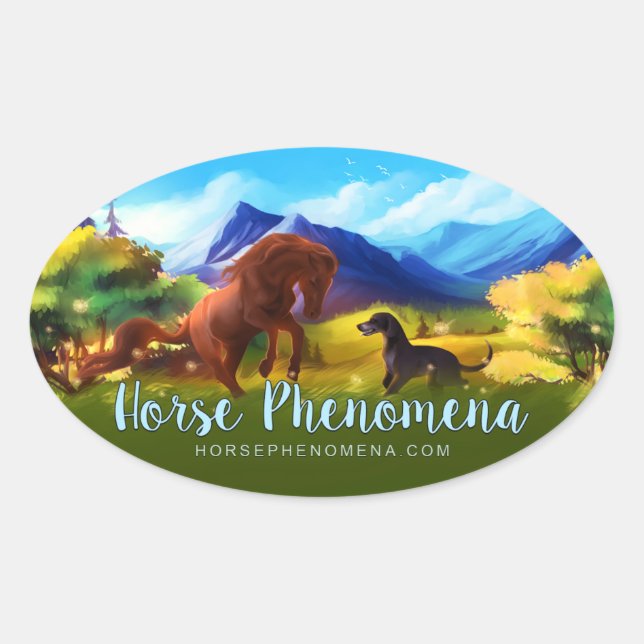Horse Phenomena Summer Sticker (Front)