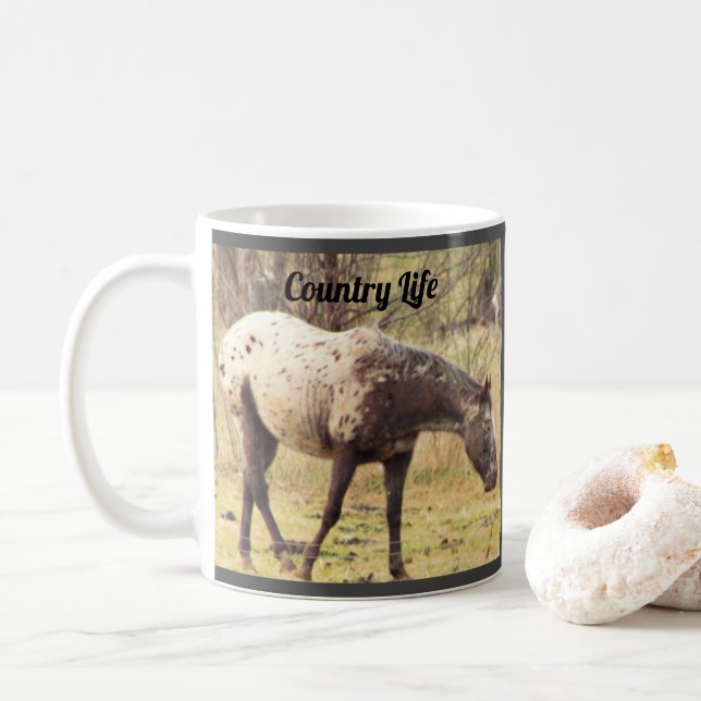 Horse Photo Mug (With Donut)
