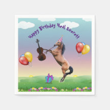 Horse Playing The Violin Birthday
